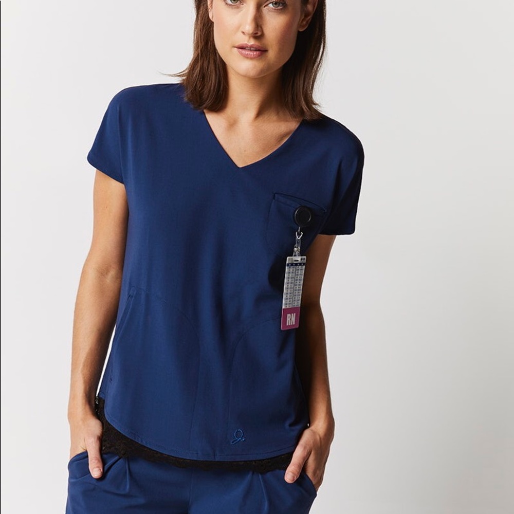 Jaanuu Lace Hem Dolman Top